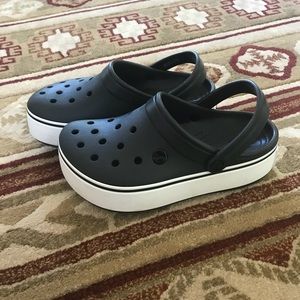 Brand new platform crocs!